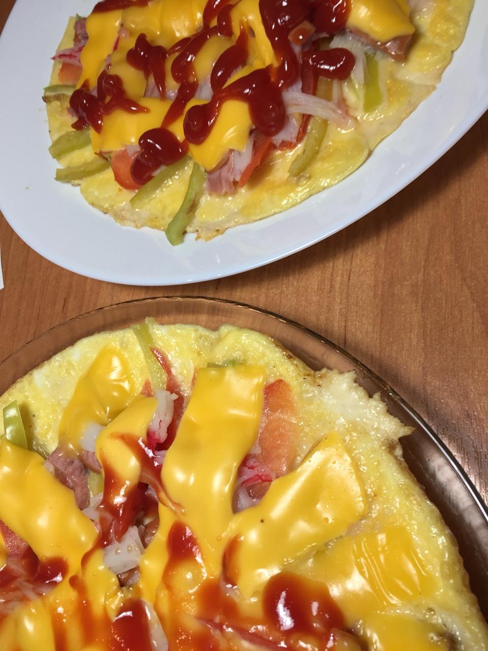 披萨蛋（快速早餐）