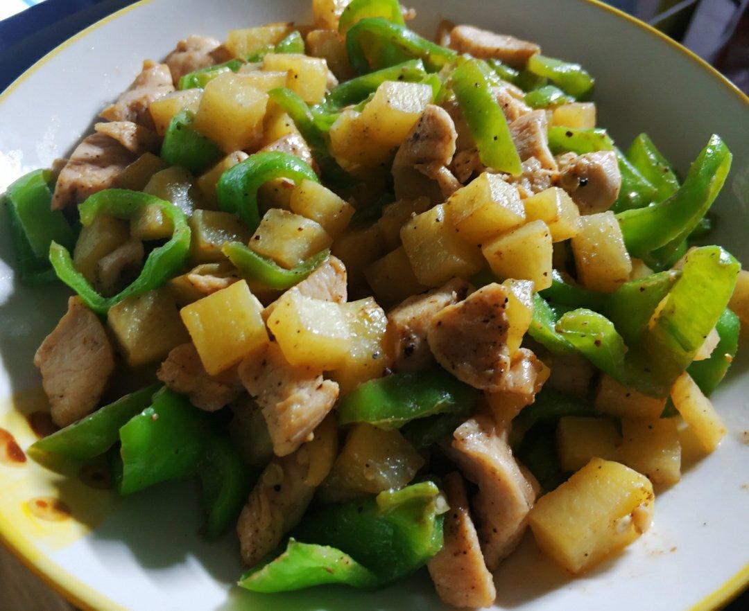 超嫩的小炒鸡胸肉