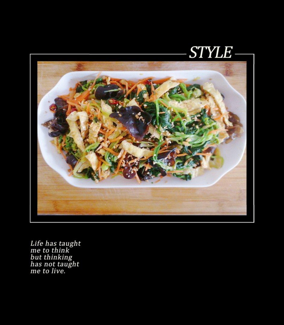 多元营养-凉拌菠菜