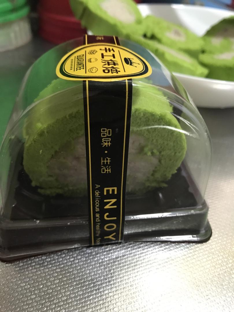 无油菠菜芋泥蛋糕卷