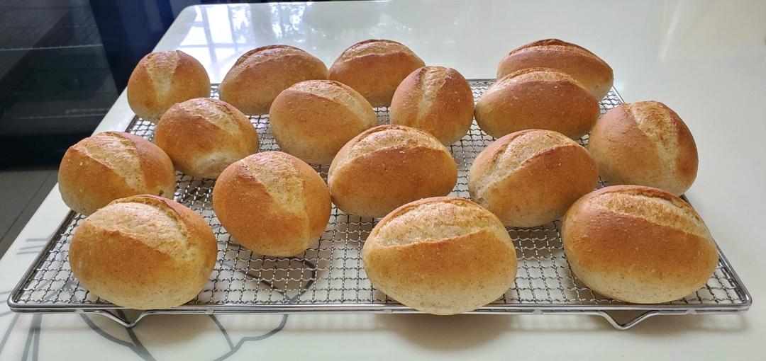 口感非常好的50%全麦主食餐包