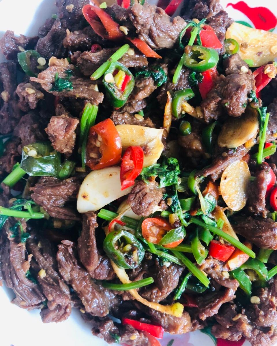 香菜牛肉