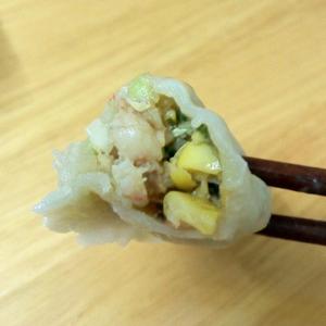 虾仁玉米饺的做法 步骤3