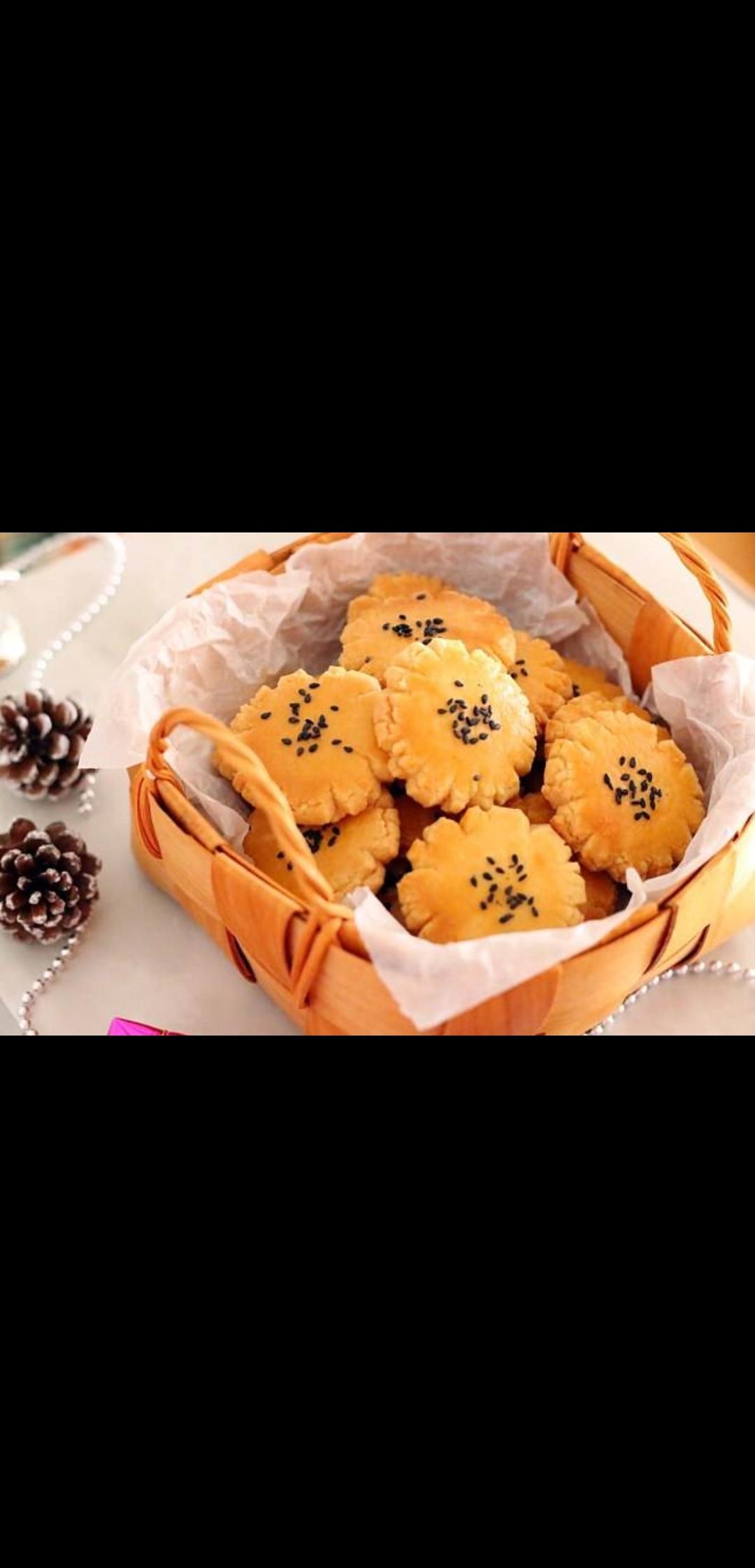 酥酥的老式桃酥的做法