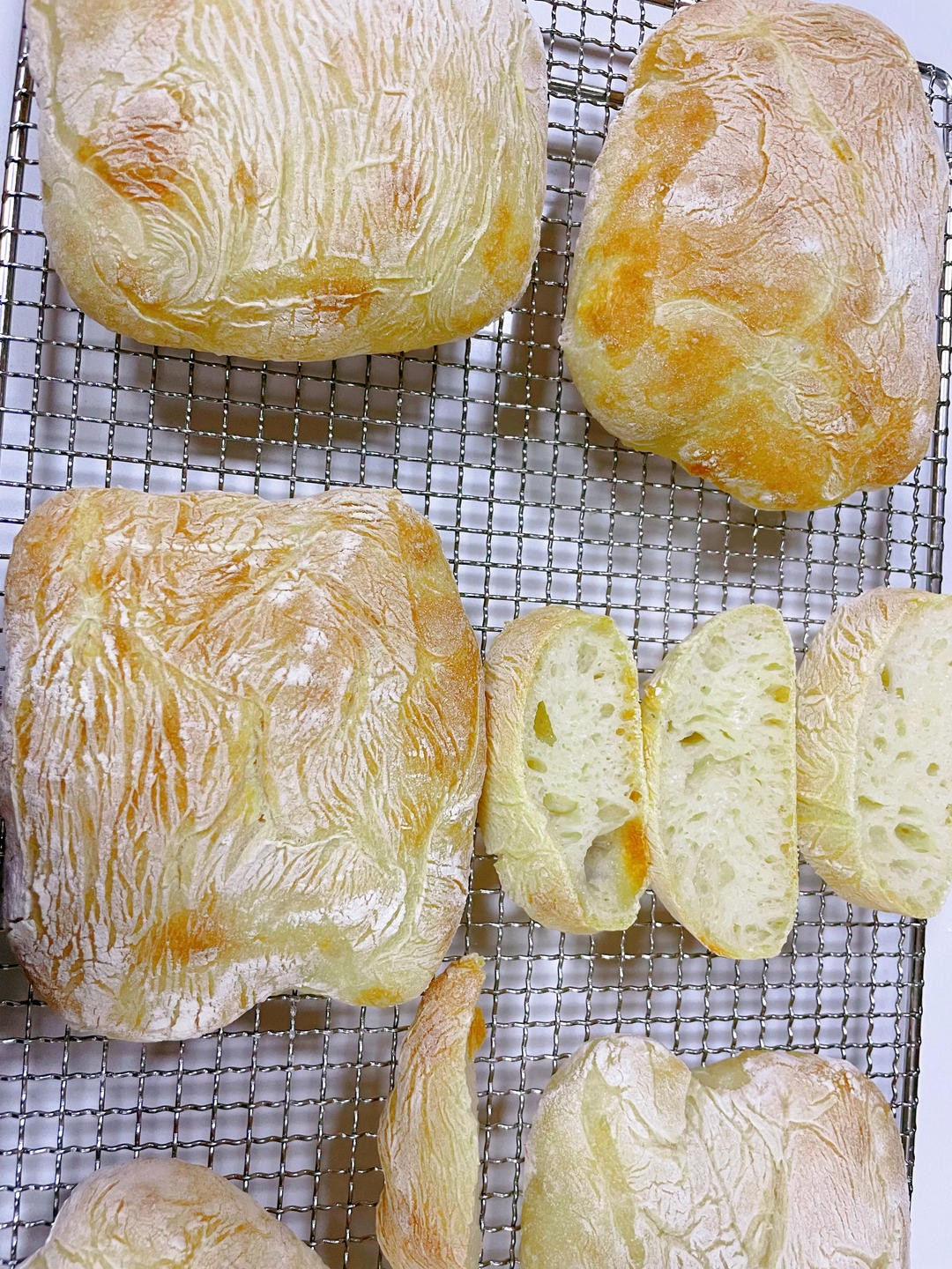 意大利恰巴塔初体验｜无糖少油面包｜波兰种｜大水量