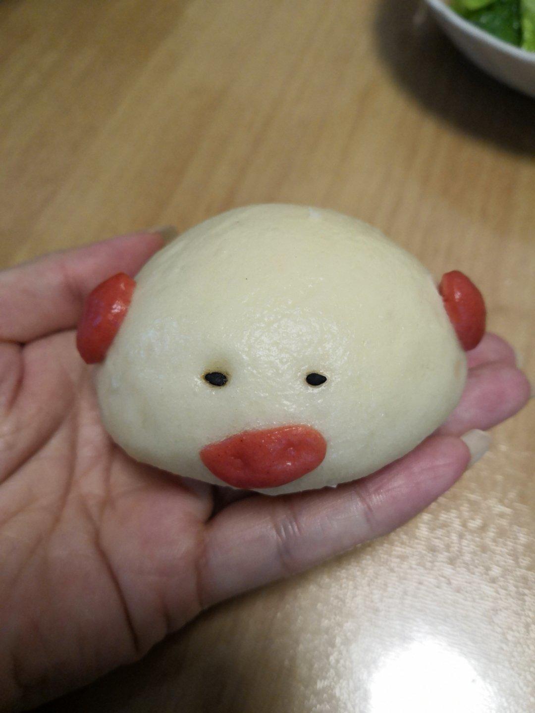 奶黄馅儿和奶黄包