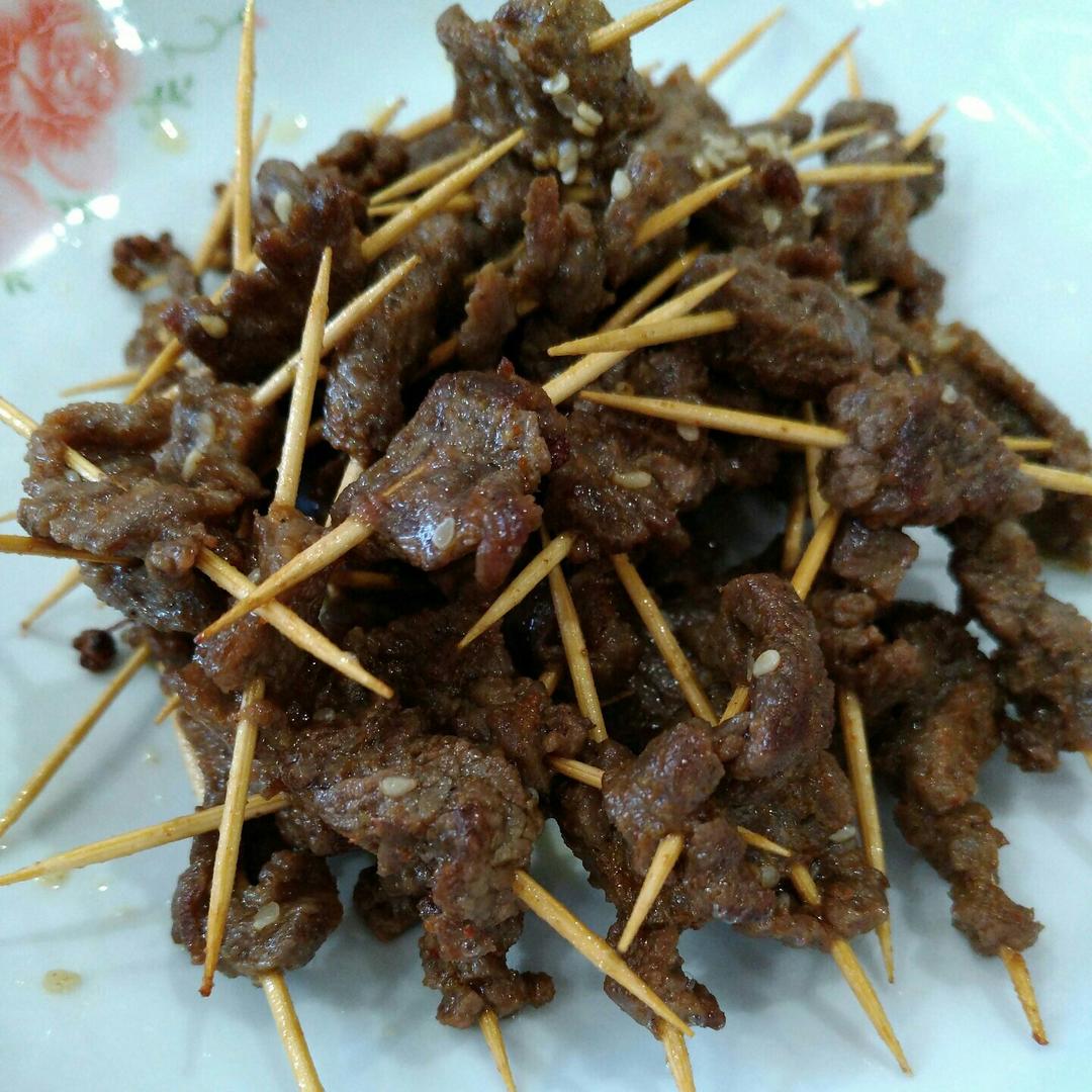牙签羊肉