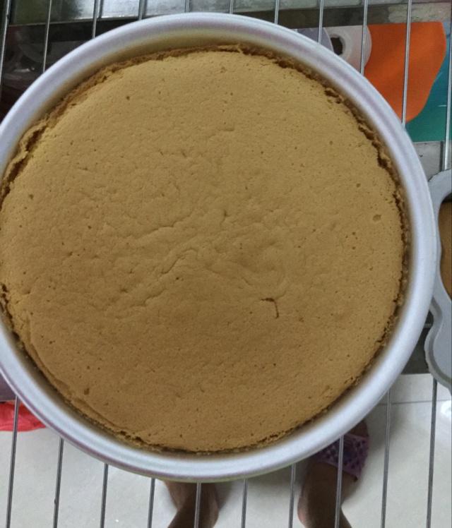 超好记八寸戚风蛋糕（后蛋法）