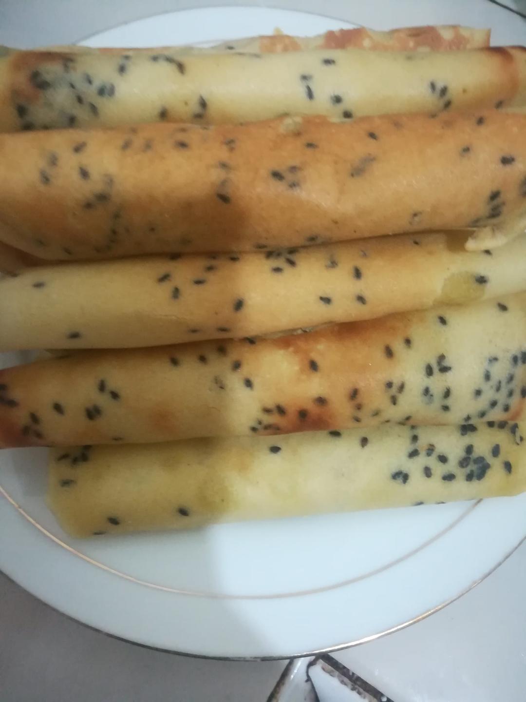 黑芝麻蛋卷