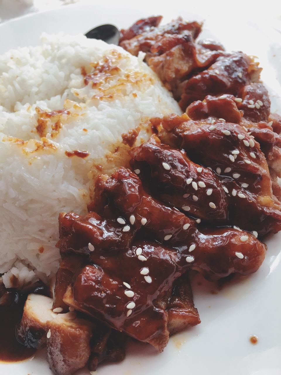 照烧鸡腿饭
