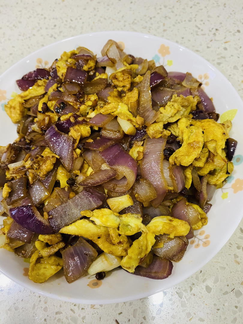 洋葱炒鸡蛋