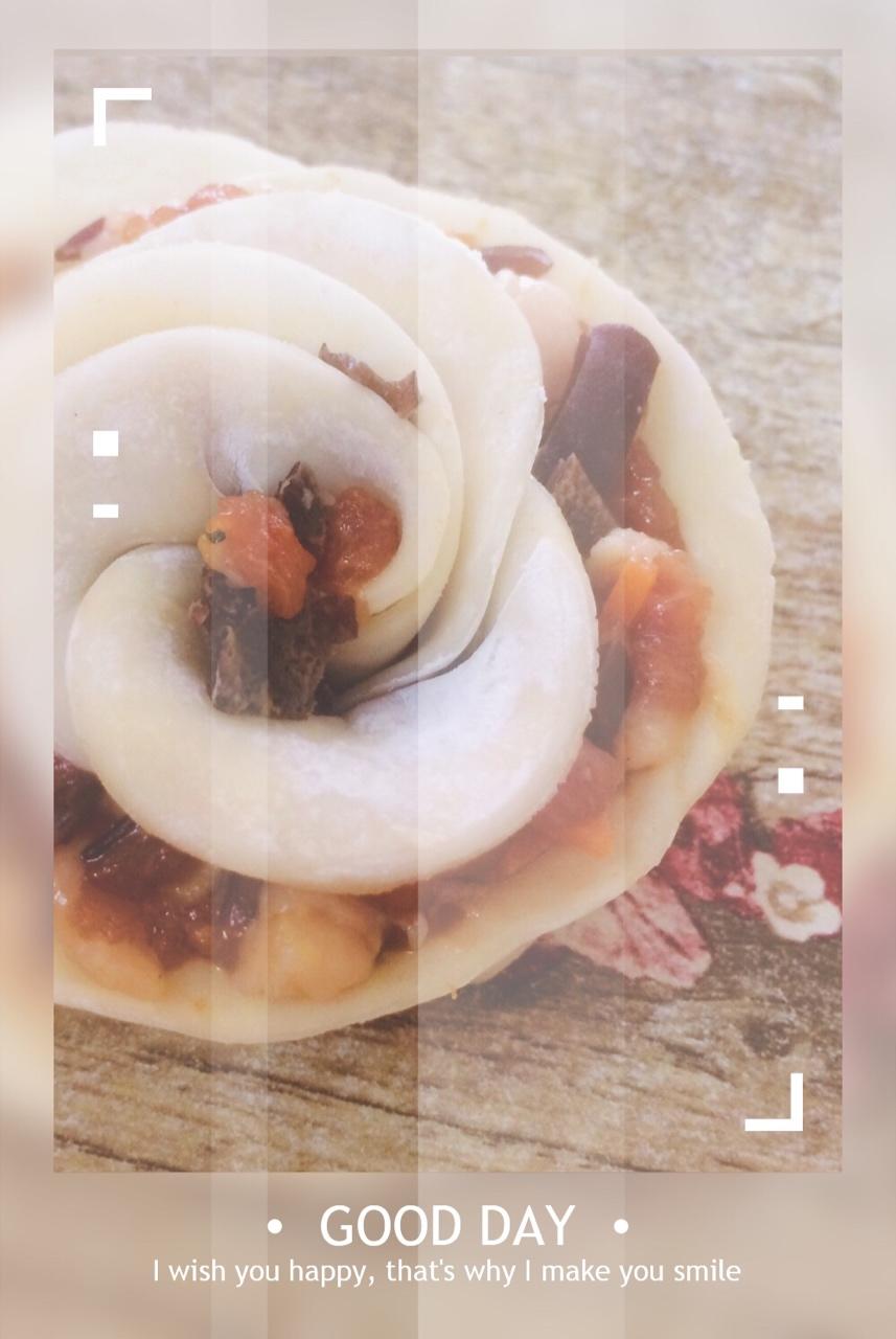 玫瑰花饺子