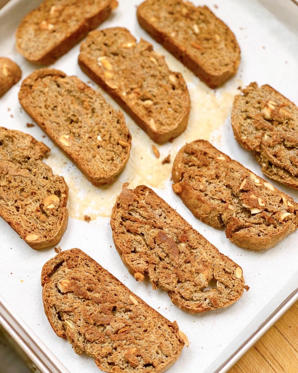 全麦咸蛋黄杏仁意式脆饼Biscotti——低卡超香吃网红【低卡小食】
