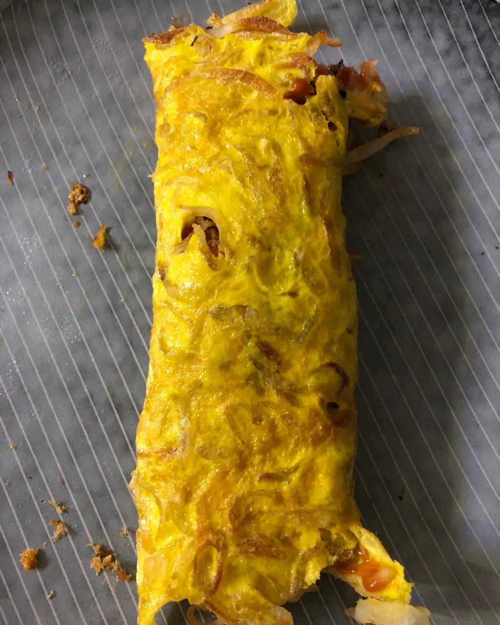 饺子皮鸡蛋饼