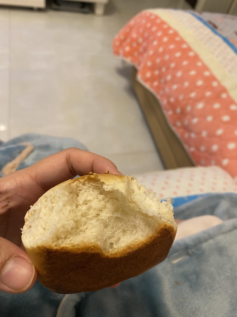 新手一发：奶香小面包
