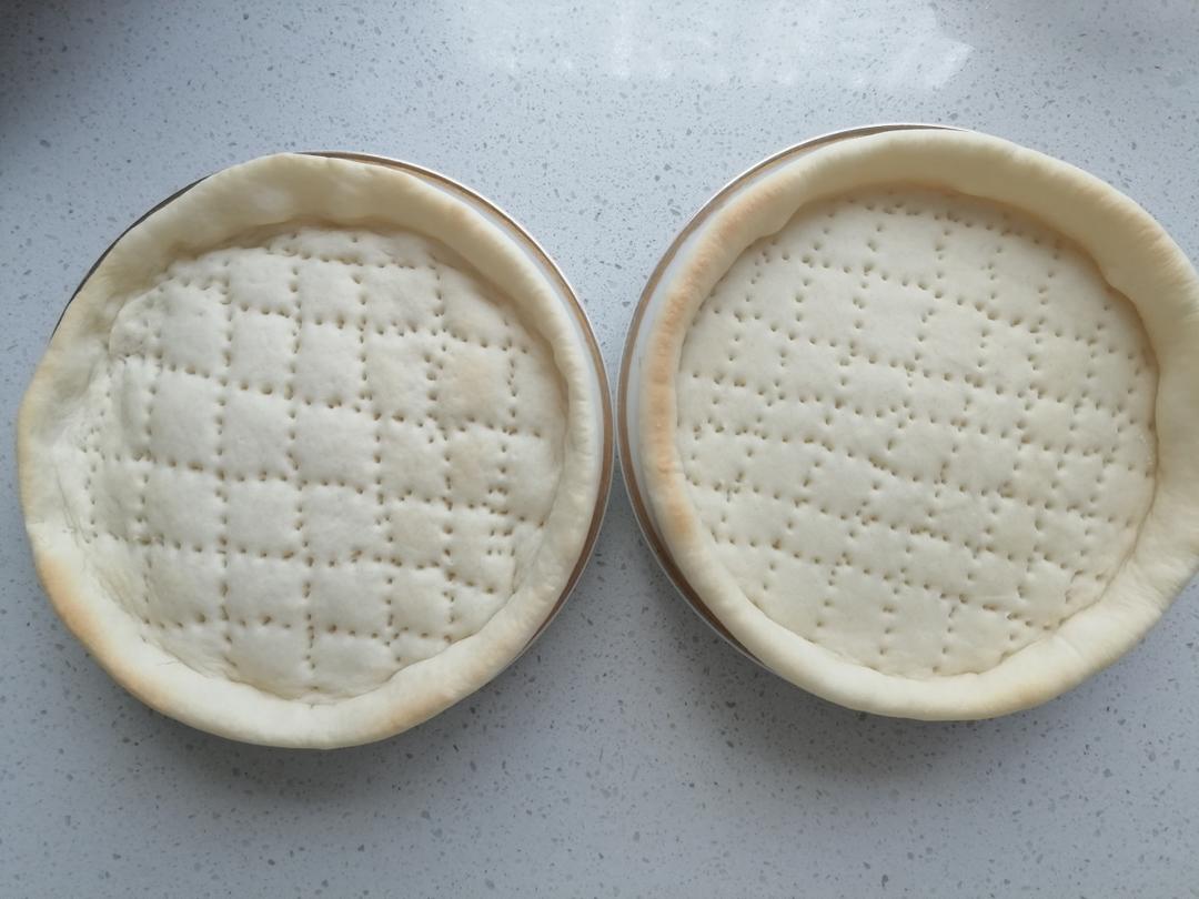 披萨饼皮，普通面粉