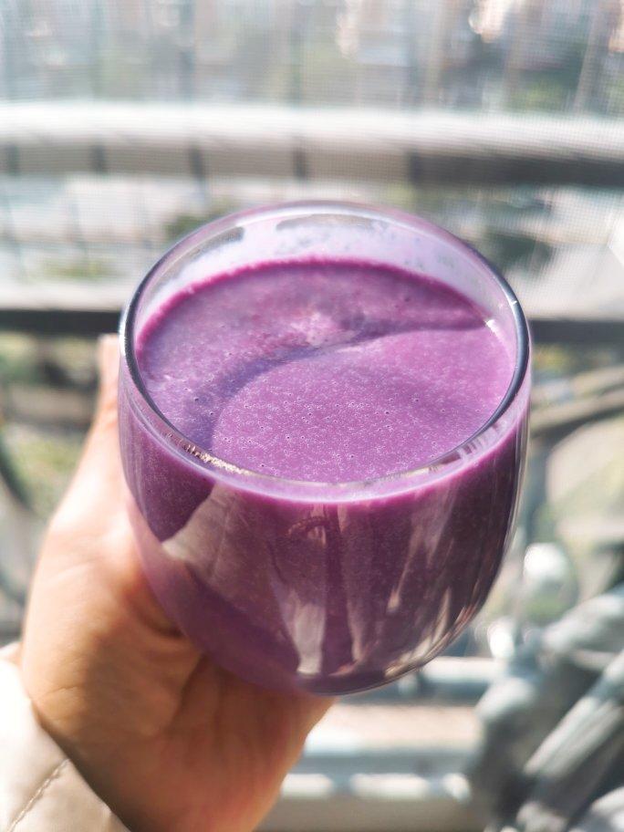 紫薯牛奶（好香！）