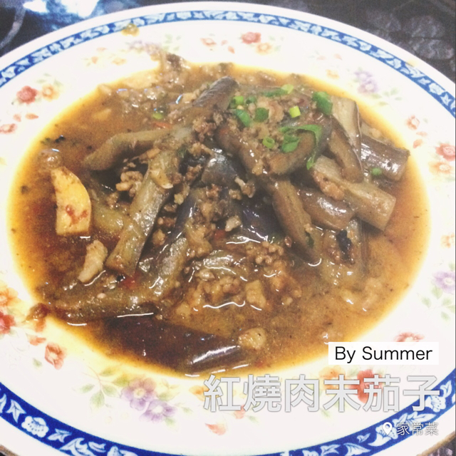 红烧肉沫茄子
