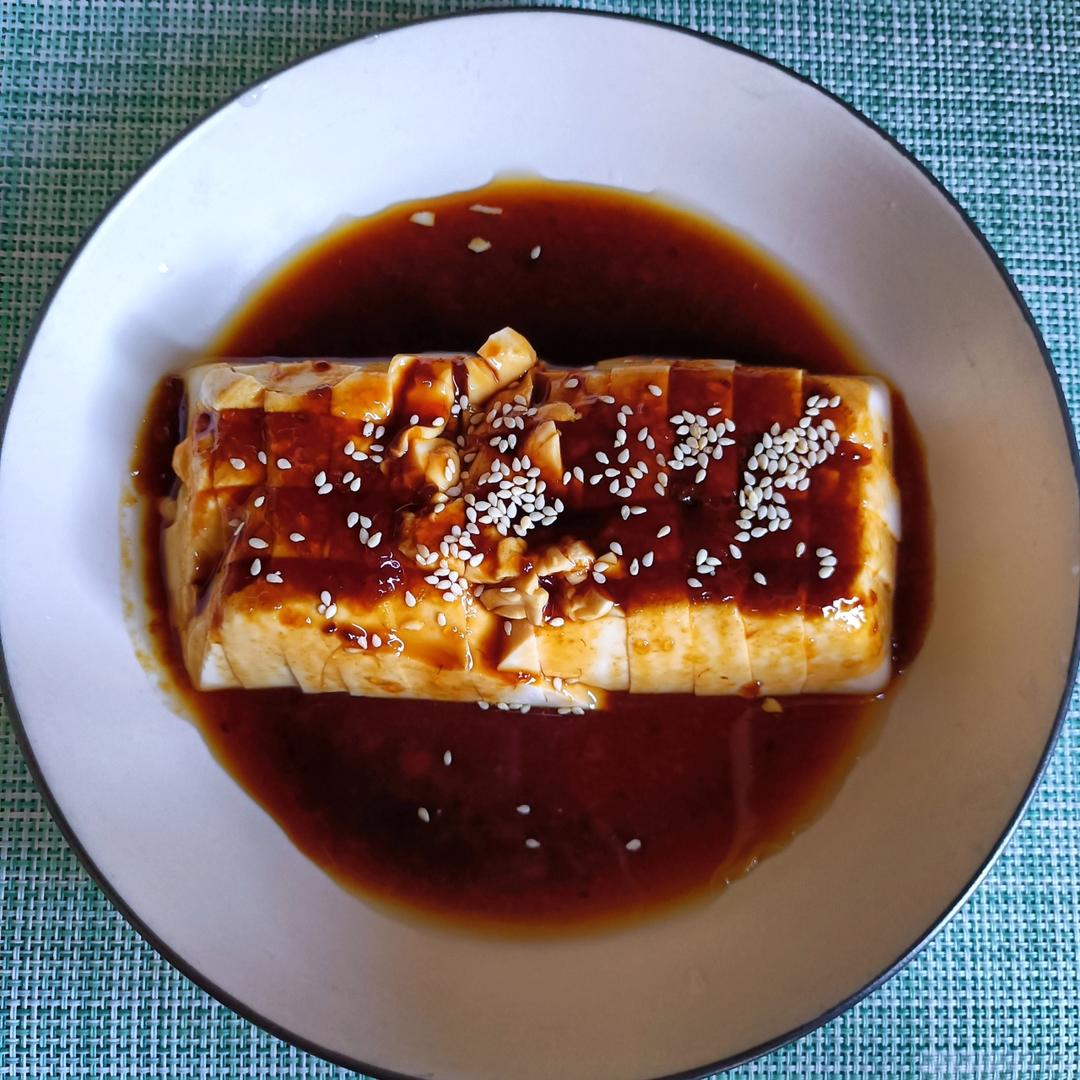 凉拌豆腐，爽口下饭超简单