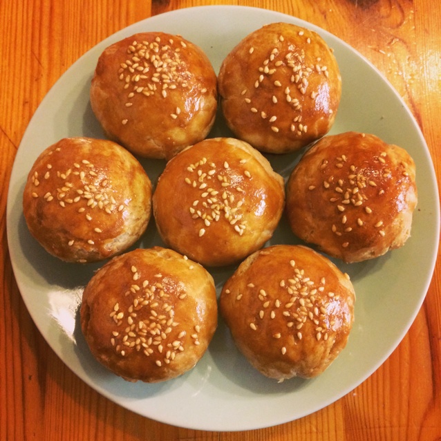 泳式鲜肉榨菜月饼