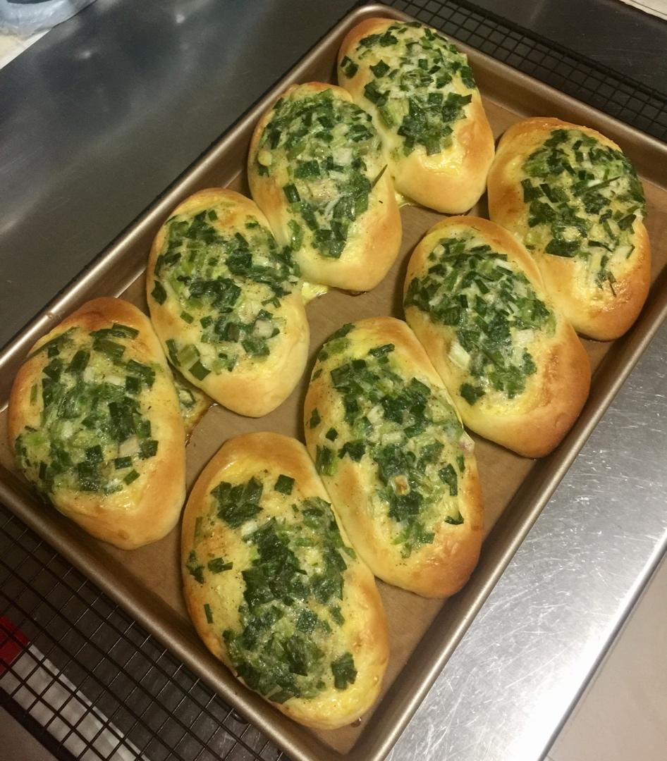 经典台式面包—香葱面包
