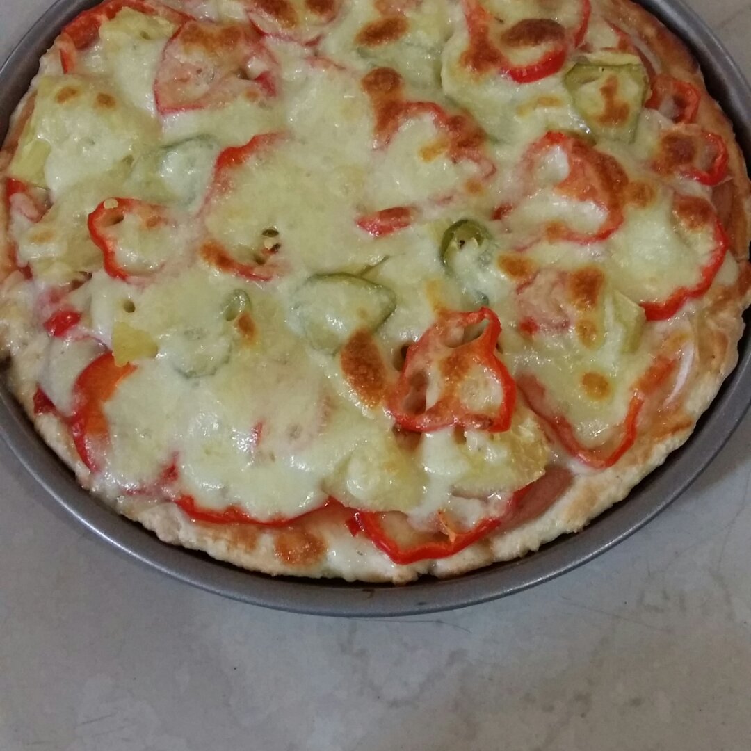 不用酵母的披萨底 No Yeast Pizza Dough