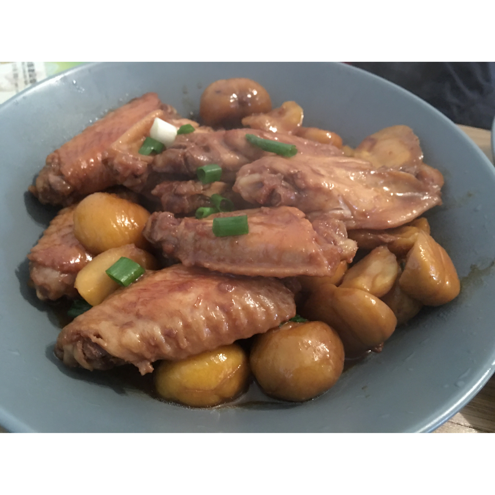 板栗烧鸡翅