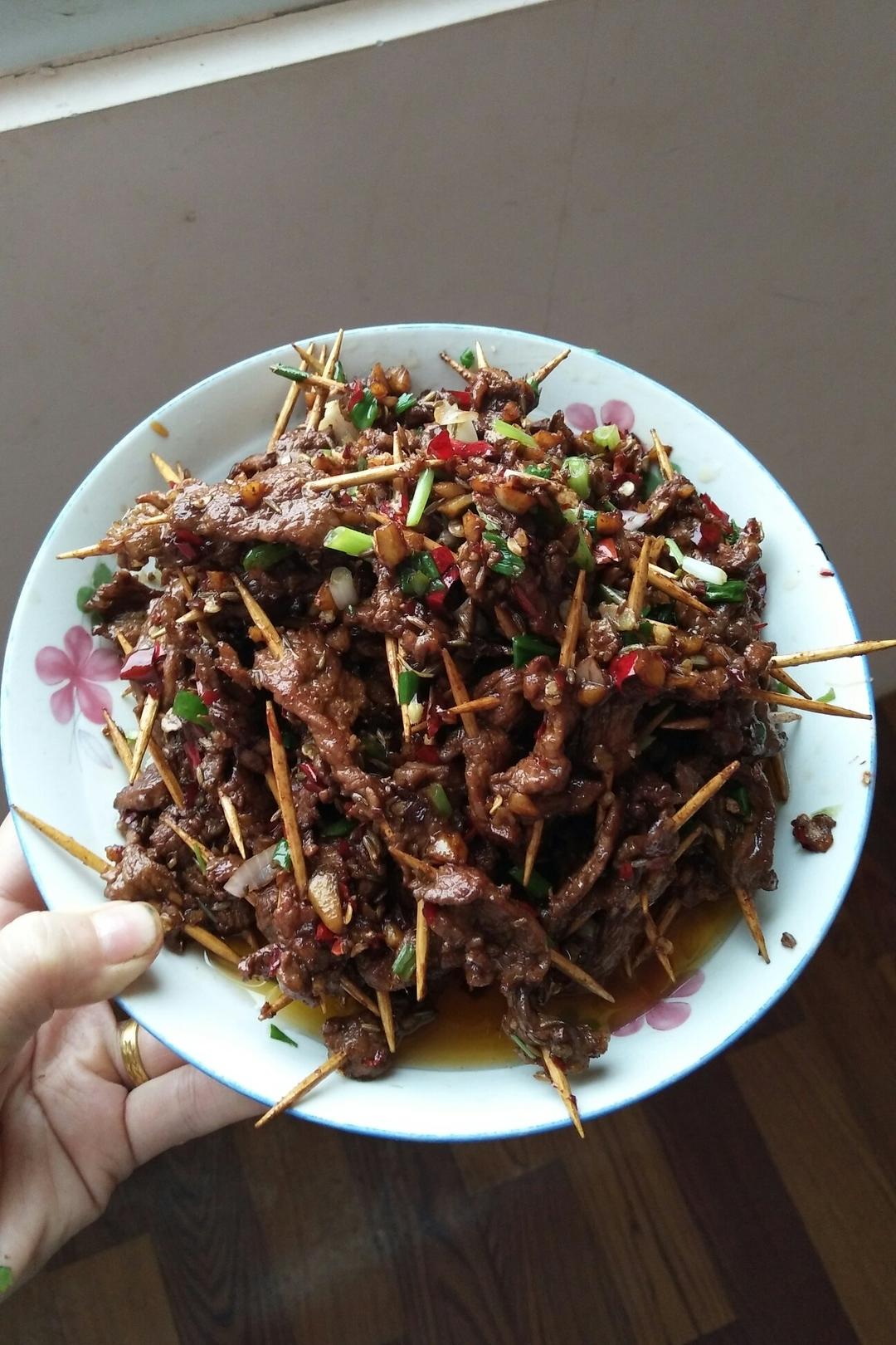 牙签牛肉 道地湖南味