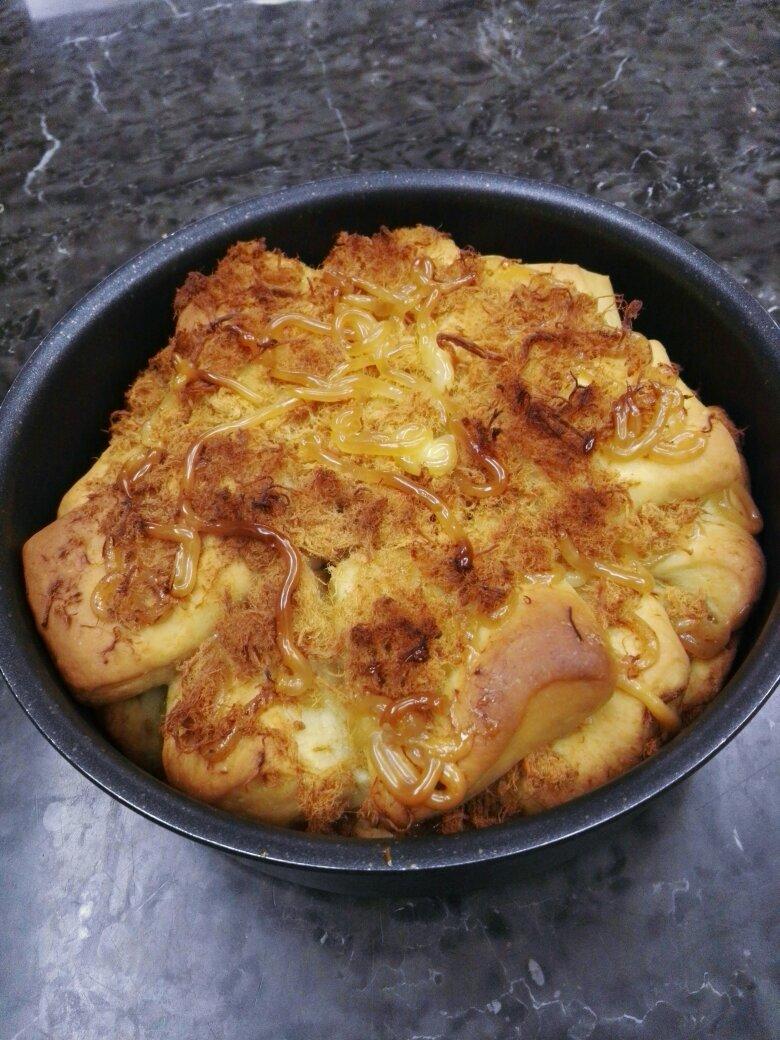 肉松手撕面包—超软会爆浆的面包哟