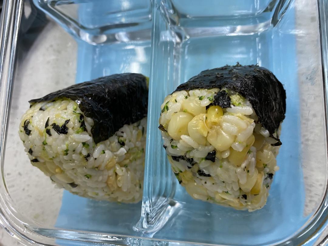 一人食—清新健康西兰花饭团