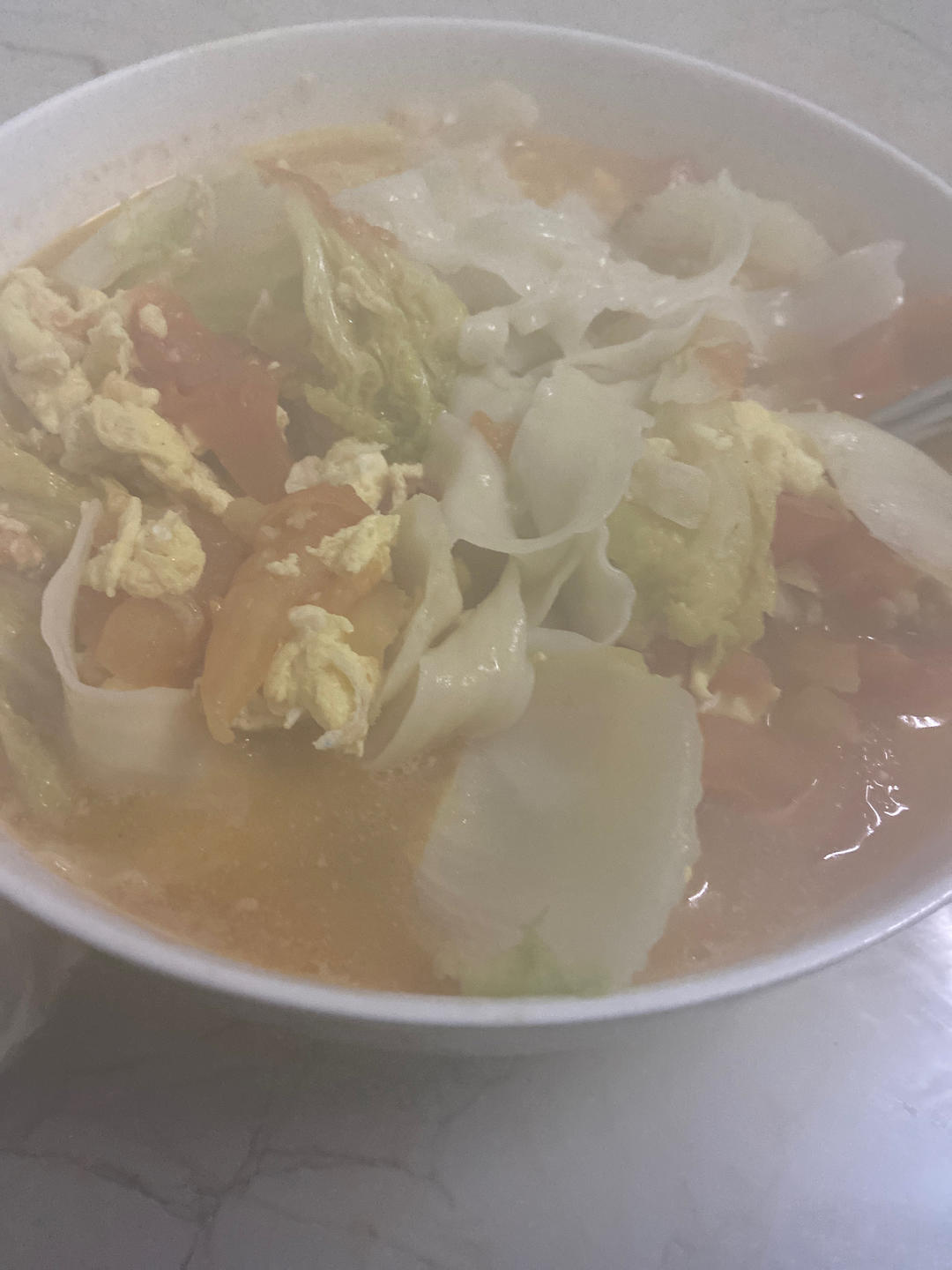 恨不得抱着锅舔的番茄鸡蛋面