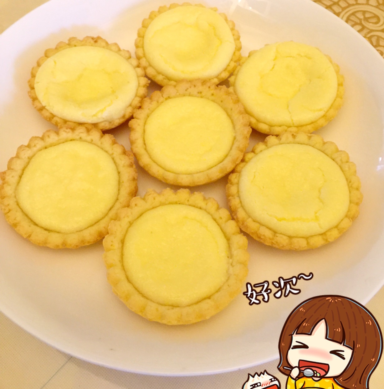 【迷你起司奶酪蛋塔】消耗淡奶油和奶酪的微酸小蛋挞