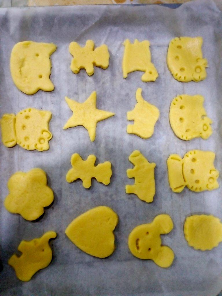 卡通黄油饼干