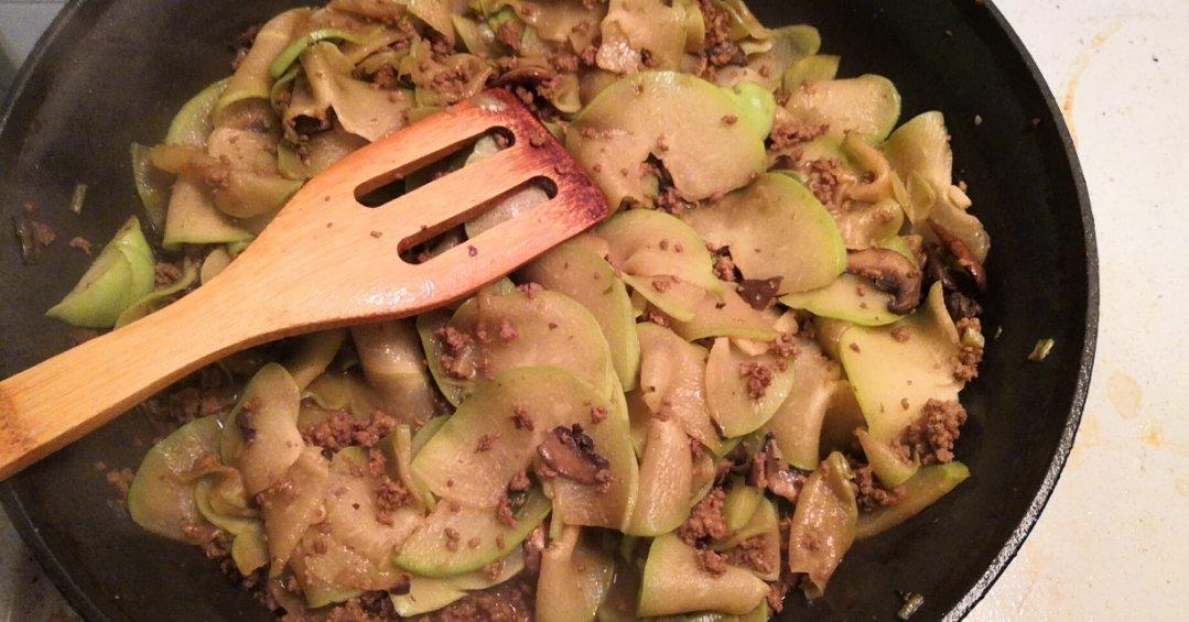 西葫芦炒肉片