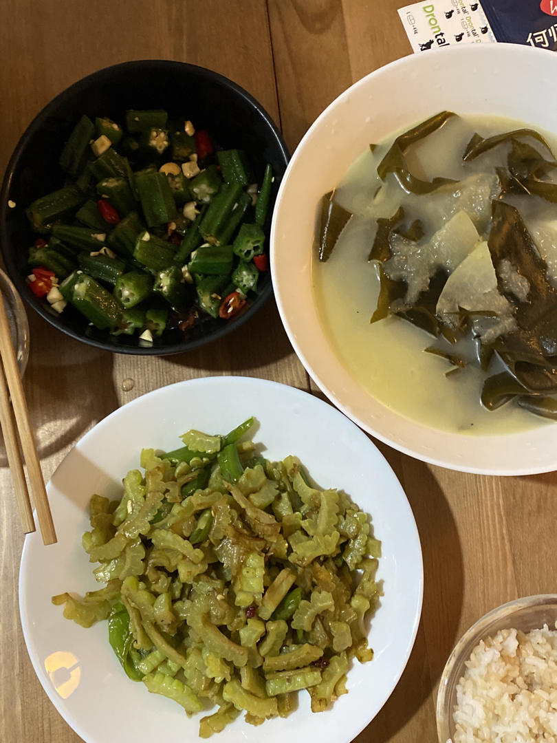 减脂营养健康|白灼秋葵|