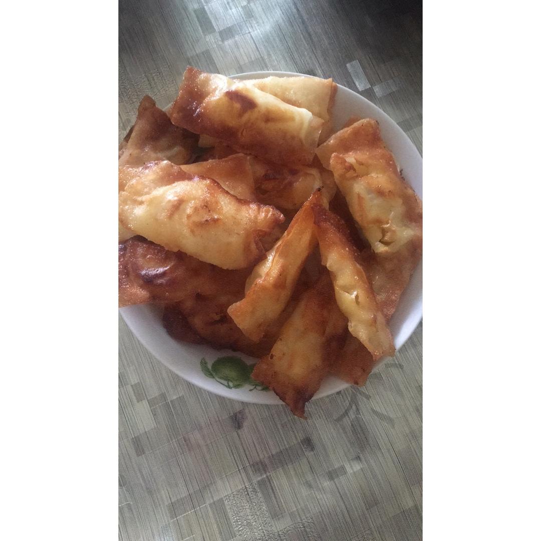 苹果派（馄饨皮版，三种做法）