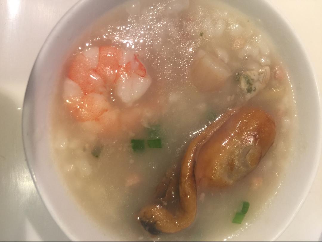 干贝鲜虾粥
