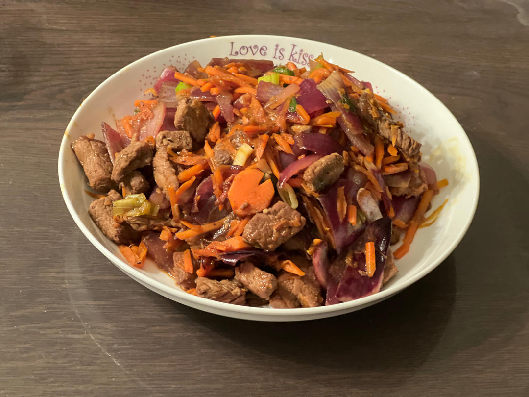 洋葱青椒炒肉