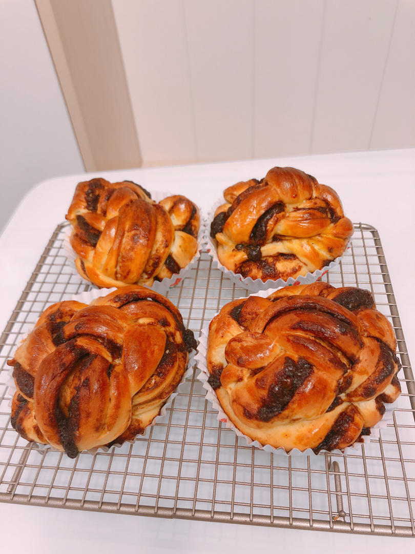 好吃但没罪恶感的法式肉桂卷(cinnamon buns)