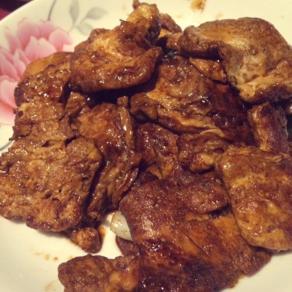 蚝油嫩豆腐