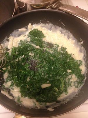 奶油菠菜creamed spinach的做法 步骤4