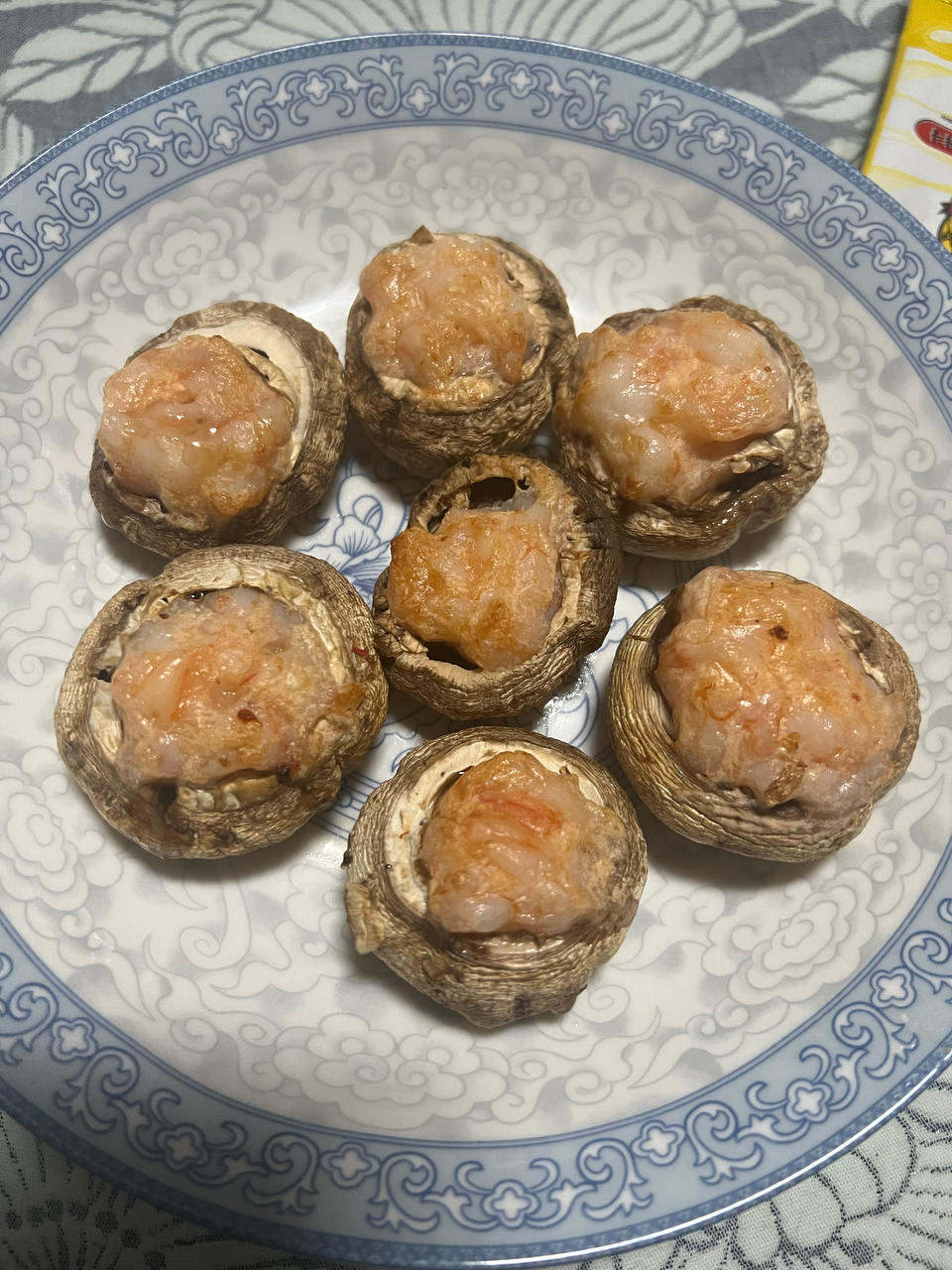 虾滑口蘑（空气炸锅版）