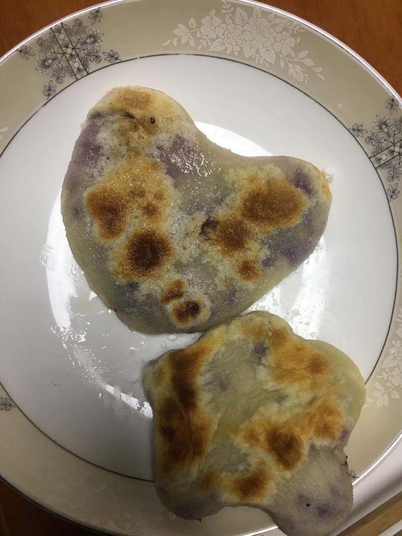 紫薯饼 无油