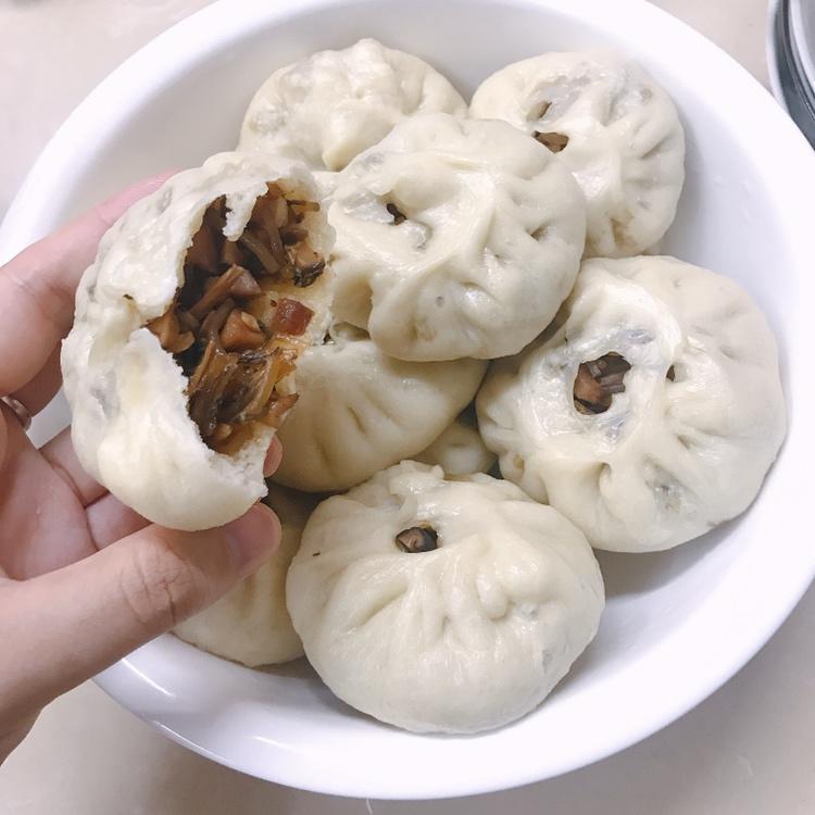 梅干菜肉包-无敌包子皮【墙裂推荐~！！！】