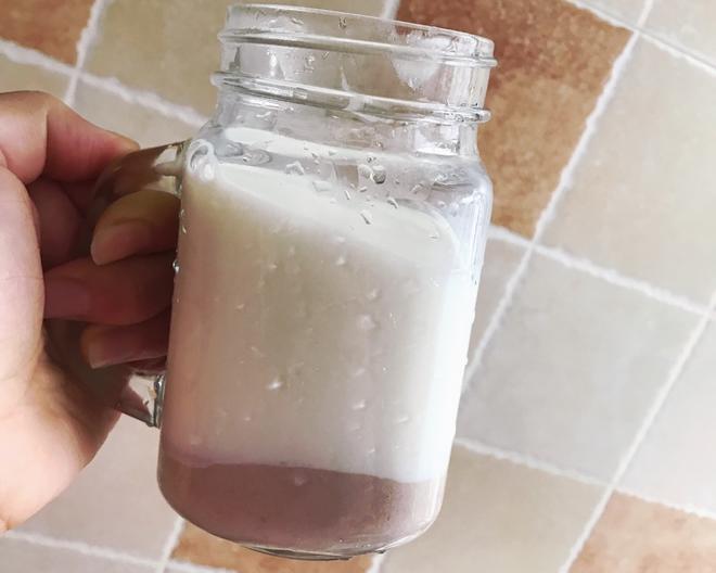 最简单的低脂芋泥鲜奶的做法