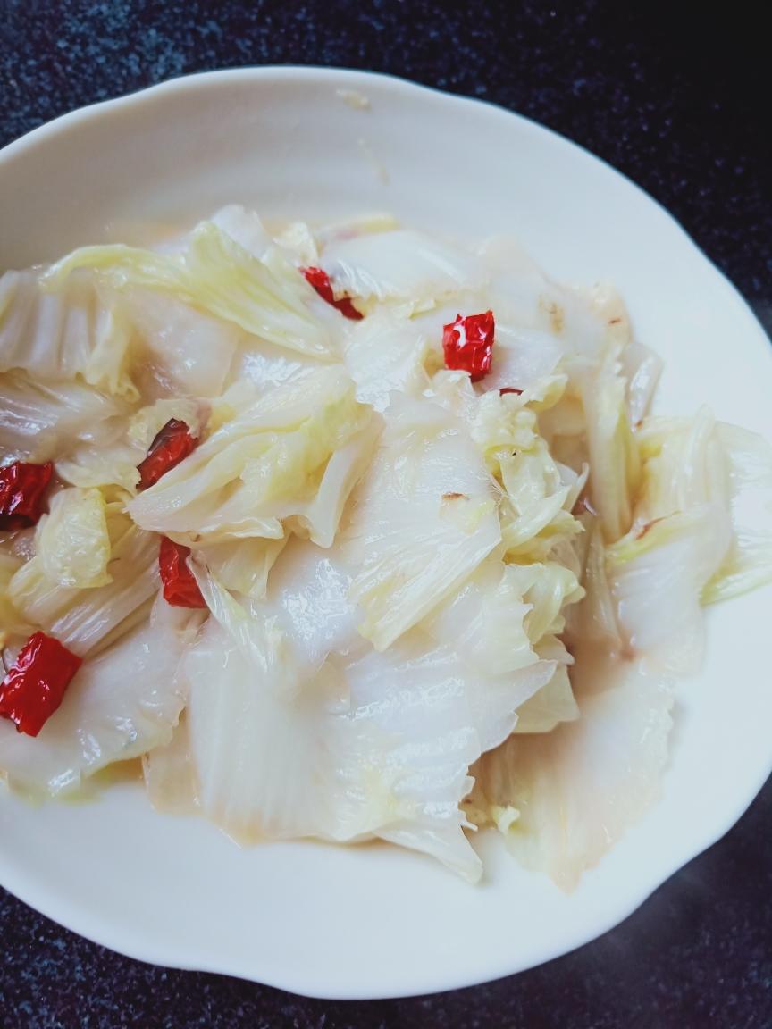 醋溜白菜(零失败，超简单）