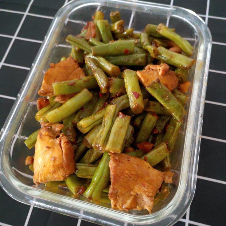 不油炸，素炒四季豆