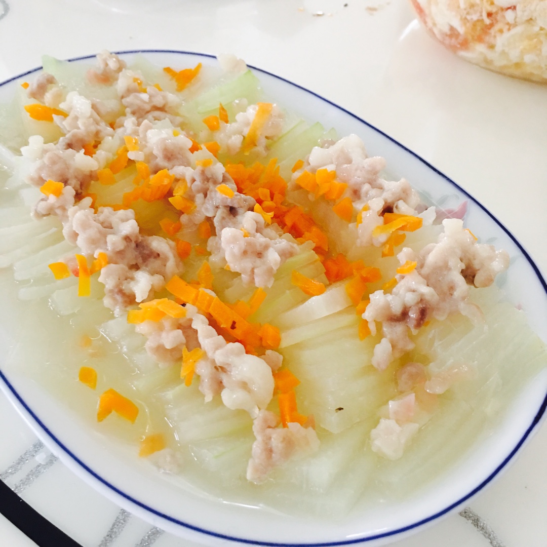 肉末蒸冬瓜