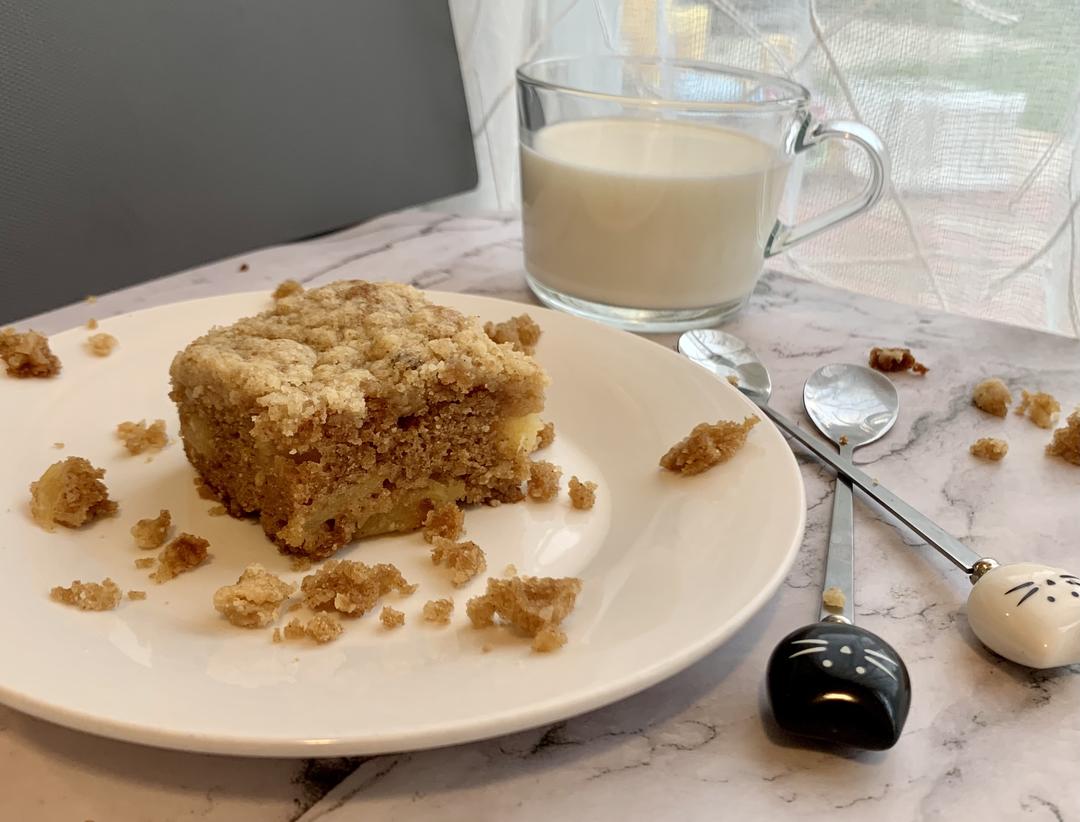 Apple Pie Crumble Blondie苹果派脆层布朗迪的做法