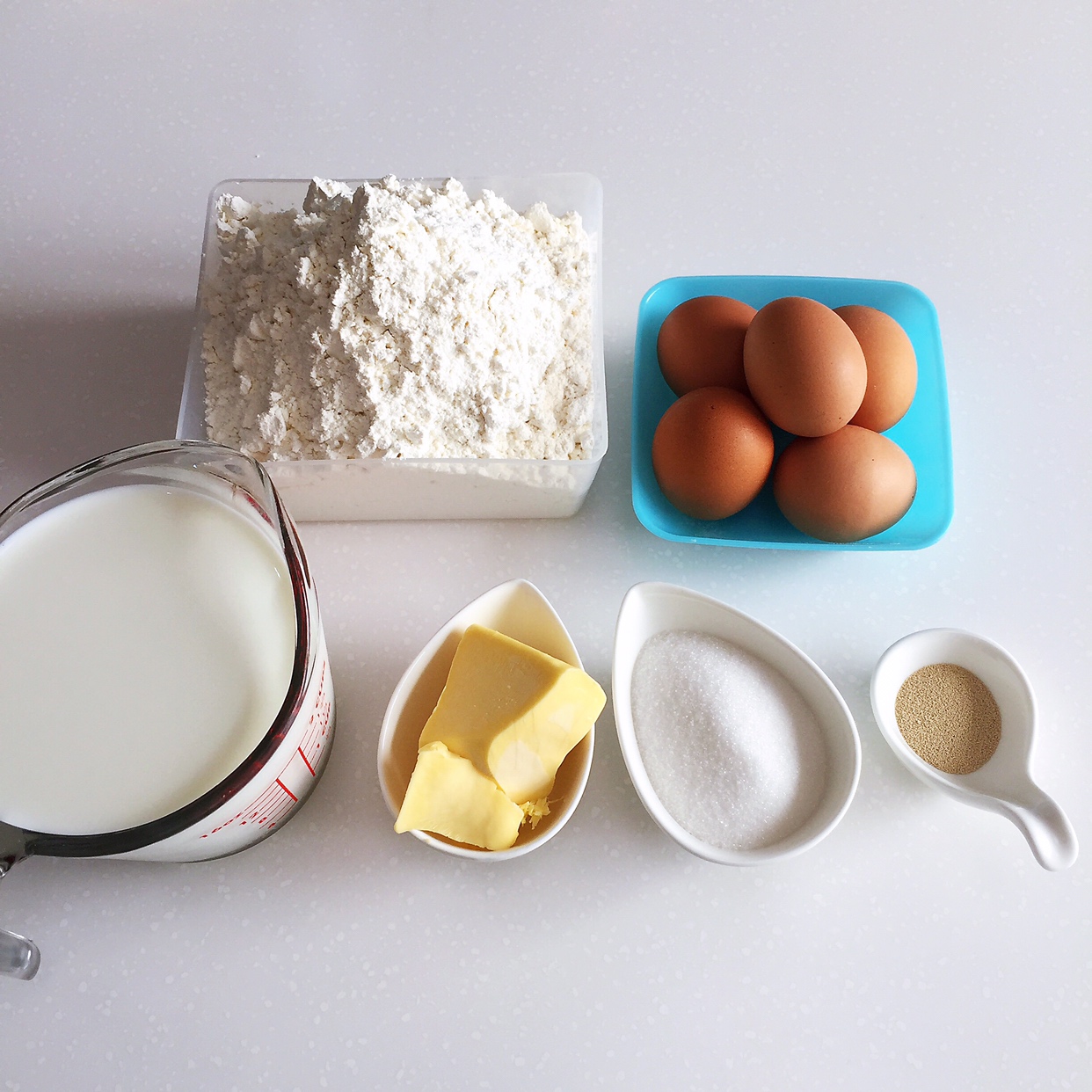 一斤面粉5个鸡蛋搅一搅拌一拌一周的早餐就有了👉（华夫饼/松饼酵母版详细做法）无泡打粉